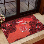 Melbourne Renegades NAIDOC Week 2026 Custom Rubber Doormat 50 Years Deadly Indigenous Art Glitter Effect