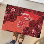 Melbourne Renegades NAIDOC Week 2026 Custom Rubber Doormat 50 Years Deadly Indigenous Art Glitter Effect