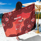 Melbourne Renegades NAIDOC Week 2026 Custom Sarong 50 Years Deadly Indigenous Art Glitter Effect