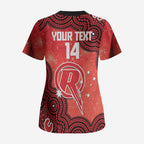Melbourne Renegades NAIDOC Week 2026 Custom Scrub Top 50 Years Deadly Indigenous Art Glitter Effect