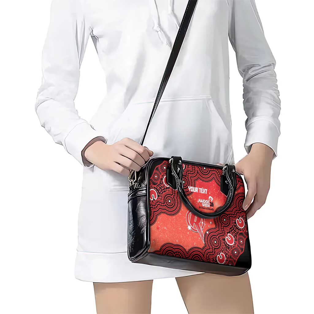 Melbourne Renegades NAIDOC Week 2026 Custom Shoulder Handbag 50 Years Deadly Indigenous Art Glitter Effect
