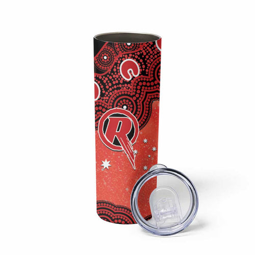 Melbourne Renegades NAIDOC Week 2026 Custom Skinny Tumbler 50 Years Deadly Indigenous Art Glitter Effect