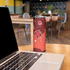 Melbourne Renegades NAIDOC Week 2026 Custom Skinny Tumbler 50 Years Deadly Indigenous Art Glitter Effect