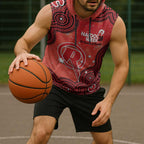 Melbourne Renegades NAIDOC Week 2026 Custom Sleeveless Hoodie 50 Years Deadly Indigenous Art Glitter Effect