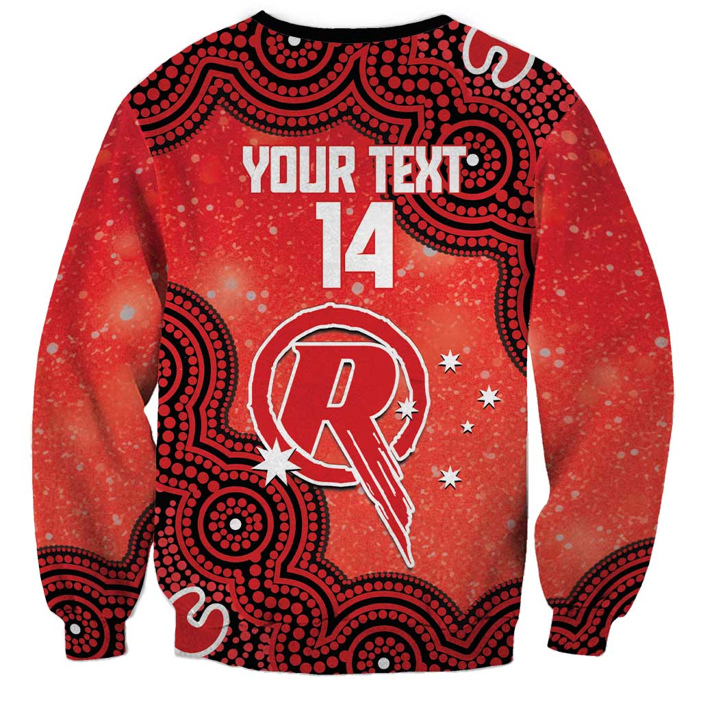 Melbourne Renegades NAIDOC Week 2026 Custom Sweatshirt 50 Years Deadly Indigenous Art Glitter Effect