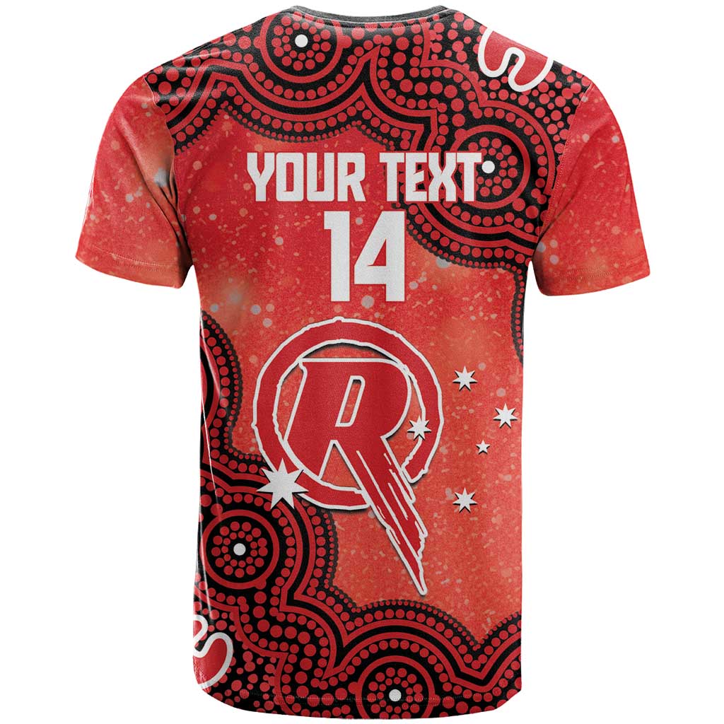 Melbourne Renegades NAIDOC Week 2026 Custom T Shirt 50 Years Deadly Indigenous Art Glitter Effect