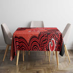 Melbourne Renegades NAIDOC Week 2026 Custom Tablecloth 50 Years Deadly Indigenous Art Glitter Effect