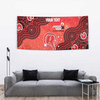 Melbourne Renegades NAIDOC Week 2026 Custom Tapestry 50 Years Deadly Indigenous Art Glitter Effect