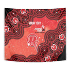 Melbourne Renegades NAIDOC Week 2026 Custom Tapestry 50 Years Deadly Indigenous Art Glitter Effect