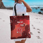 Melbourne Renegades NAIDOC Week 2026 Custom Tote Bag 50 Years Deadly Indigenous Art Glitter Effect