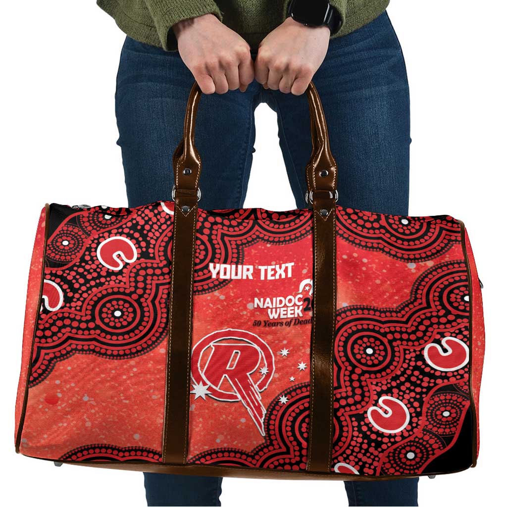 Melbourne Renegades NAIDOC Week 2026 Custom Travel Bag 50 Years Deadly Indigenous Art Glitter Effect