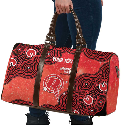 Melbourne Renegades NAIDOC Week 2026 Custom Travel Bag 50 Years Deadly Indigenous Art Glitter Effect