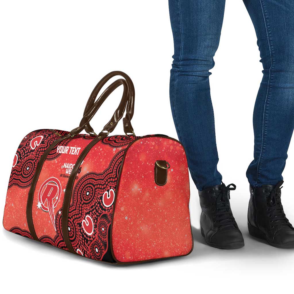 Melbourne Renegades NAIDOC Week 2026 Custom Travel Bag 50 Years Deadly Indigenous Art Glitter Effect