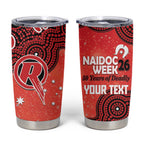 Melbourne Renegades NAIDOC Week 2026 Custom Tumbler Cup 50 Years Deadly Indigenous Art Glitter Effect