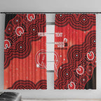 Melbourne Renegades NAIDOC Week 2026 Custom Window Curtain 50 Years Deadly Indigenous Art Glitter Effect