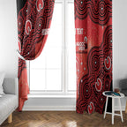 Melbourne Renegades NAIDOC Week 2026 Custom Window Curtain 50 Years Deadly Indigenous Art Glitter Effect