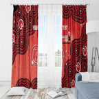 Melbourne Renegades NAIDOC Week 2026 Custom Window Curtain 50 Years Deadly Indigenous Art Glitter Effect