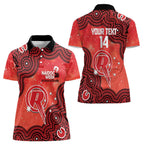 Melbourne Renegades NAIDOC Week 2026 Custom Women Polo Shirt 50 Years Deadly Indigenous Art Glitter Effect