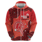 Melbourne Renegades NAIDOC Week 2026 Custom Zip Hoodie 50 Years Deadly Indigenous Art Glitter Effect