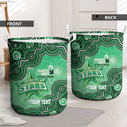 Melbourne Stars NAIDOC Week 2026 Custom Laundry Basket 50 Years Deadly Indigenous Art Glitter Effect