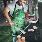 Melbourne Stars NAIDOC Week 2026 Custom Apron 50 Years Deadly Indigenous Art Glitter Effect