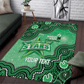 Melbourne Stars NAIDOC Week 2026 Custom Area Rug 50 Years Deadly Indigenous Art Glitter Effect