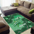 Melbourne Stars NAIDOC Week 2026 Custom Area Rug 50 Years Deadly Indigenous Art Glitter Effect