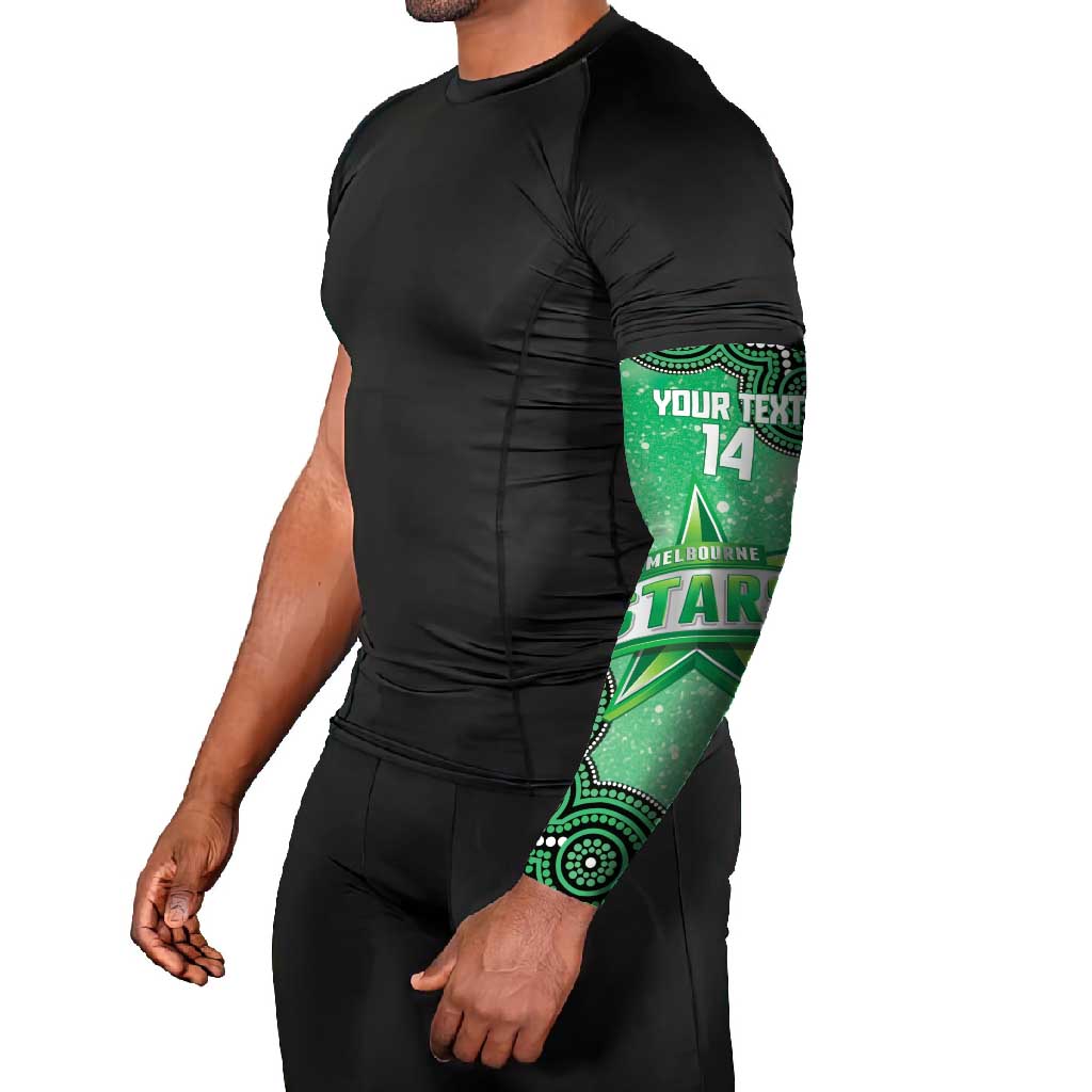 Melbourne Stars NAIDOC Week 2026 Custom Arm Sleeves 50 Years Deadly Indigenous Art Glitter Effect