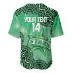 Melbourne Stars NAIDOC Week 2026 Custom Baseball Jersey 50 Years Deadly Indigenous Art Glitter Effect