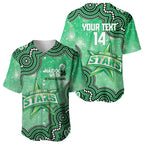 Melbourne Stars NAIDOC Week 2026 Custom Baseball Jersey 50 Years Deadly Indigenous Art Glitter Effect