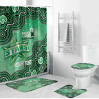 Melbourne Stars NAIDOC Week 2026 Custom Bathroom Set 50 Years Deadly Indigenous Art Glitter Effect