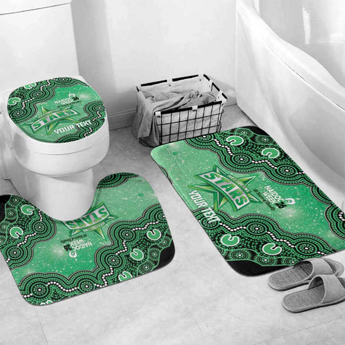 Melbourne Stars NAIDOC Week 2026 Custom Bathroom Set 50 Years Deadly Indigenous Art Glitter Effect