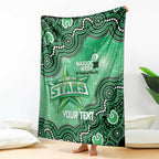 Melbourne Stars NAIDOC Week 2026 Custom Blanket 50 Years Deadly Indigenous Art Glitter Effect