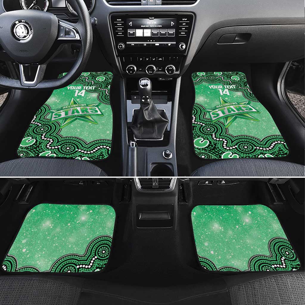 Melbourne Stars NAIDOC Week 2026 Custom Car Mats 50 Years Deadly Indigenous Art Glitter Effect