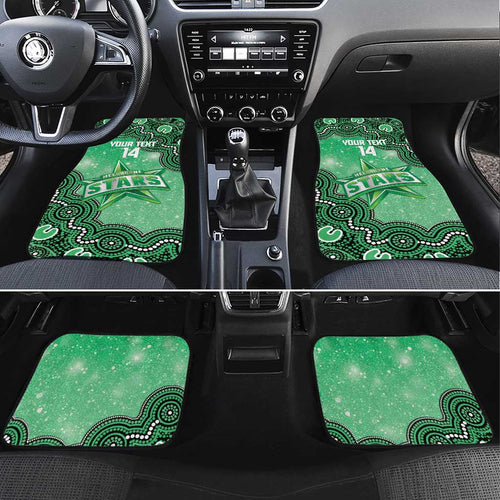Melbourne Stars NAIDOC Week 2026 Custom Car Mats 50 Years Deadly Indigenous Art Glitter Effect