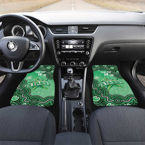 Melbourne Stars NAIDOC Week 2026 Custom Car Mats 50 Years Deadly Indigenous Art Glitter Effect