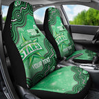 Melbourne Stars NAIDOC Week 2026 Custom Car Seat Cover 50 Years Deadly Indigenous Art Glitter Effect