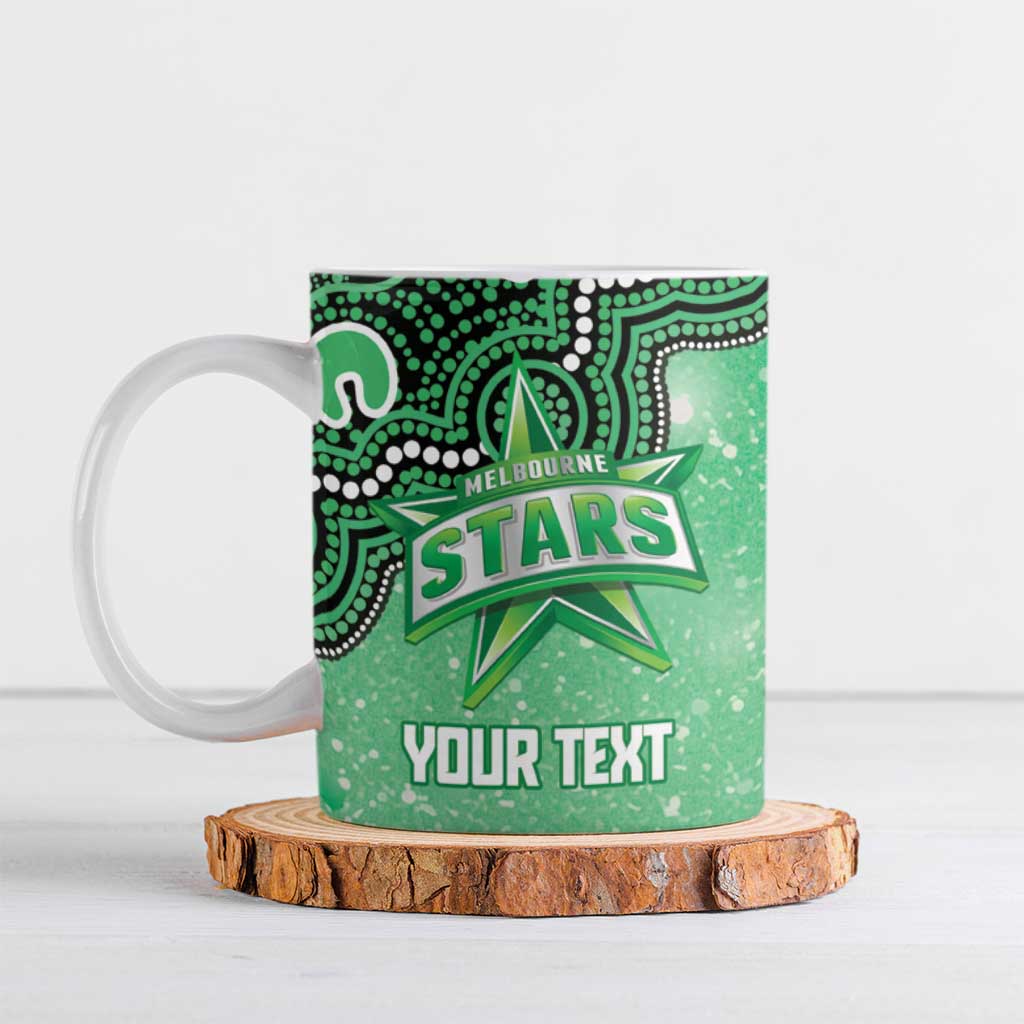 Melbourne Stars NAIDOC Week 2026 Custom Ceramic Mug 50 Years Deadly Indigenous Art Glitter Effect
