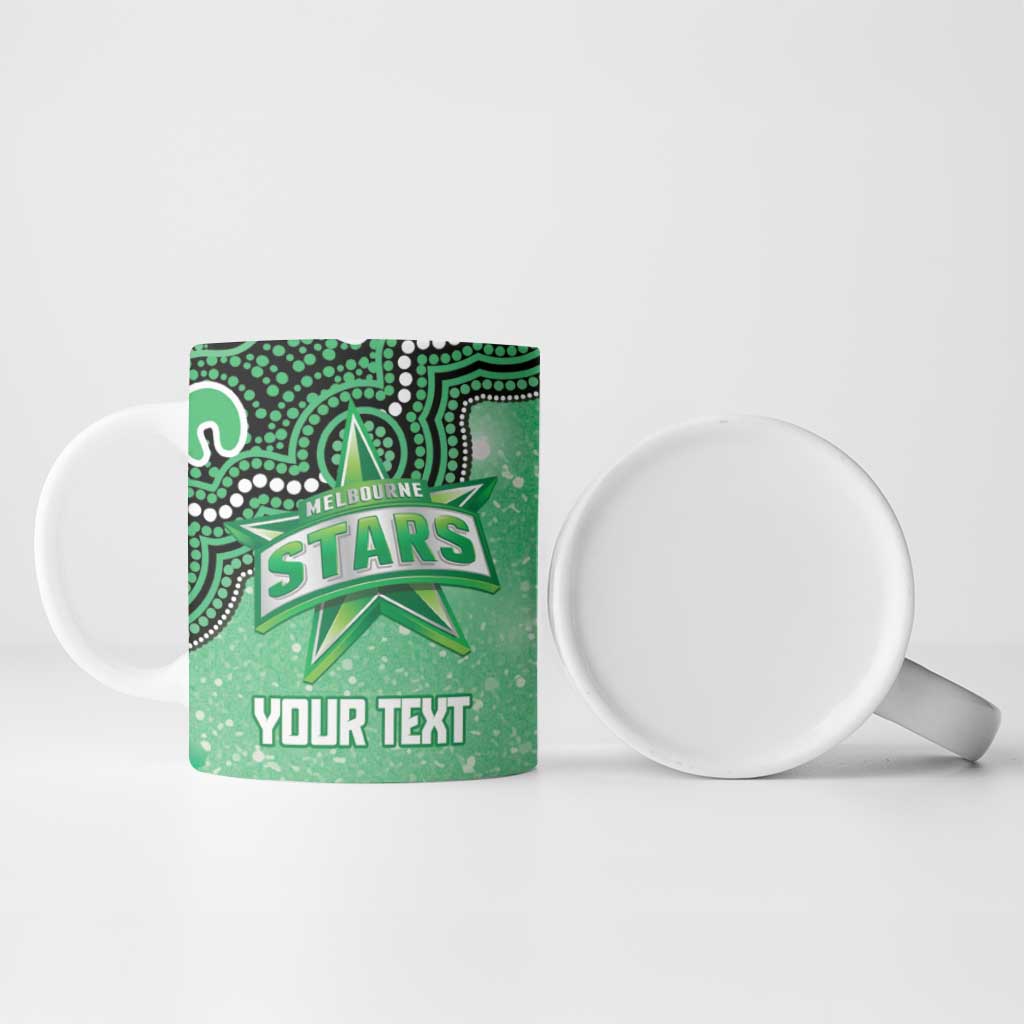Melbourne Stars NAIDOC Week 2026 Custom Ceramic Mug 50 Years Deadly Indigenous Art Glitter Effect