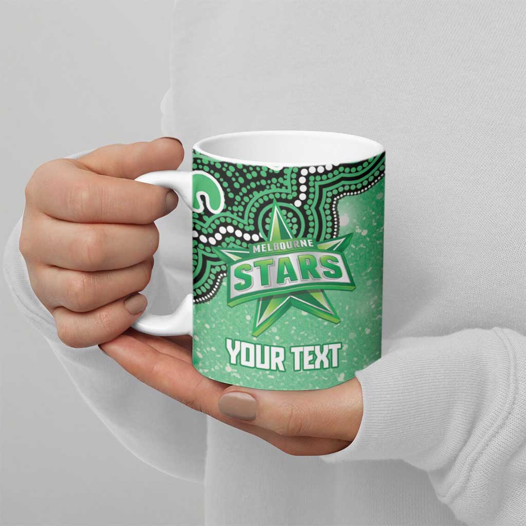 Melbourne Stars NAIDOC Week 2026 Custom Ceramic Mug 50 Years Deadly Indigenous Art Glitter Effect