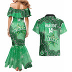 Melbourne Stars NAIDOC Week 2026 Custom Couples Matching Mermaid Dress and Hawaiian Shirt 50 Years Deadly Indigenous Art Glitter Effect