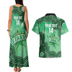 Melbourne Stars NAIDOC Week 2026 Custom Couples Matching Tank Maxi Dress and Hawaiian Shirt 50 Years Deadly Indigenous Art Glitter Effect