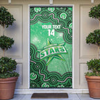 Melbourne Stars NAIDOC Week 2026 Custom Door Cover 50 Years Deadly Indigenous Art Glitter Effect