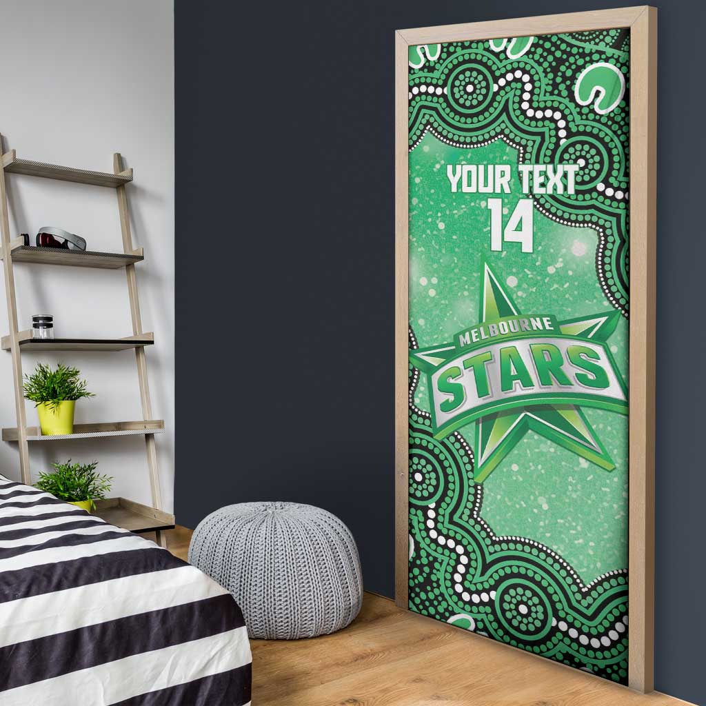 Melbourne Stars NAIDOC Week 2026 Custom Door Cover 50 Years Deadly Indigenous Art Glitter Effect
