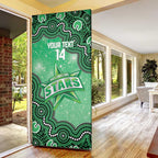 Melbourne Stars NAIDOC Week 2026 Custom Door Cover 50 Years Deadly Indigenous Art Glitter Effect
