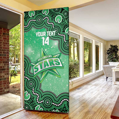 Melbourne Stars NAIDOC Week 2026 Custom Door Cover 50 Years Deadly Indigenous Art Glitter Effect