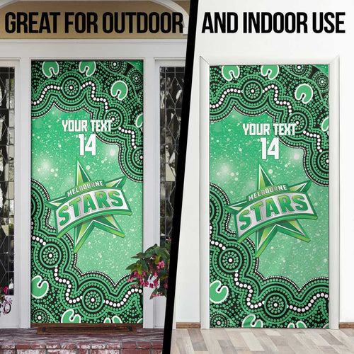 Melbourne Stars NAIDOC Week 2026 Custom Door Cover 50 Years Deadly Indigenous Art Glitter Effect