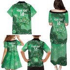 Melbourne Stars NAIDOC Week 2026 Custom Family Matching Puletasi and Hawaiian Shirt 50 Years Deadly Indigenous Art Glitter Effect
