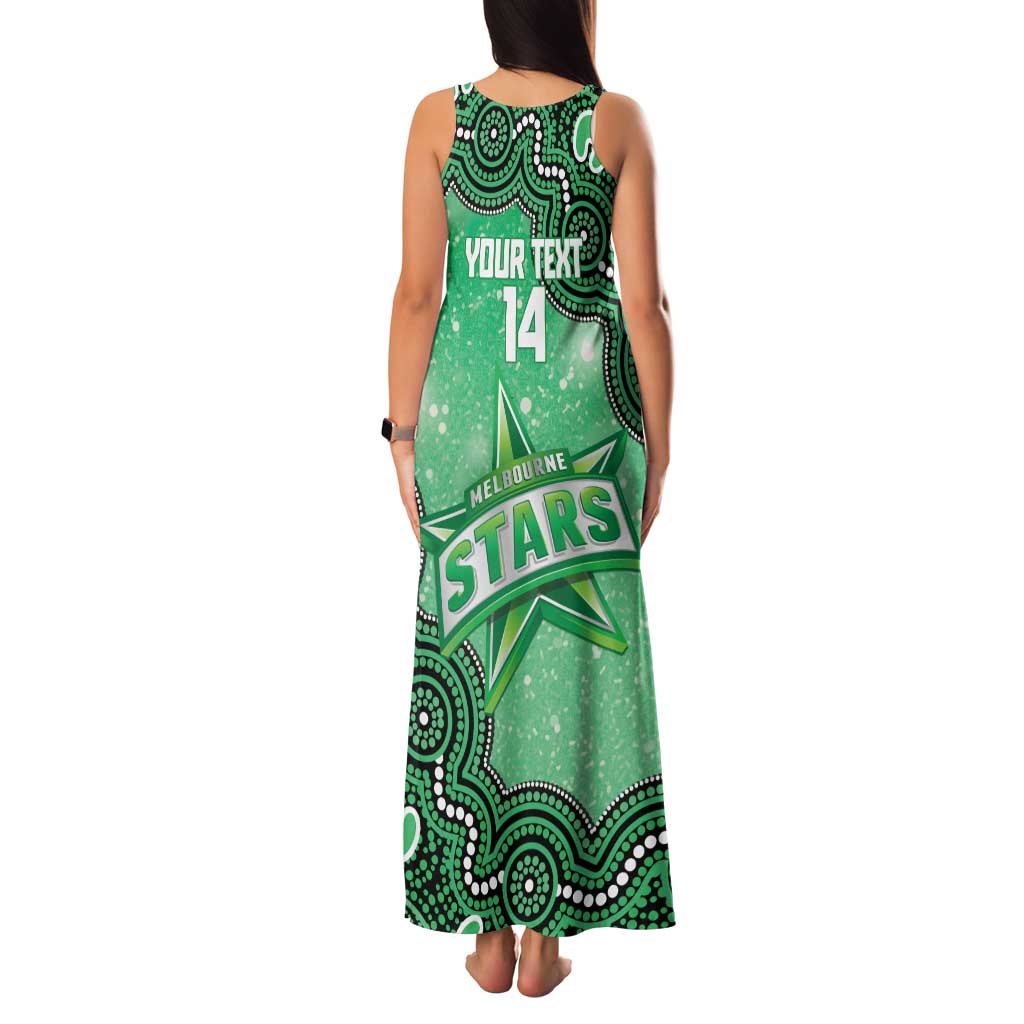 Melbourne Stars NAIDOC Week 2026 Custom Family Matching Tank Maxi Dress and Hawaiian Shirt 50 Years Deadly Indigenous Art Glitter Effect
