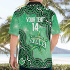 Melbourne Stars NAIDOC Week 2026 Custom Hawaiian Shirt 50 Years Deadly Indigenous Art Glitter Effect